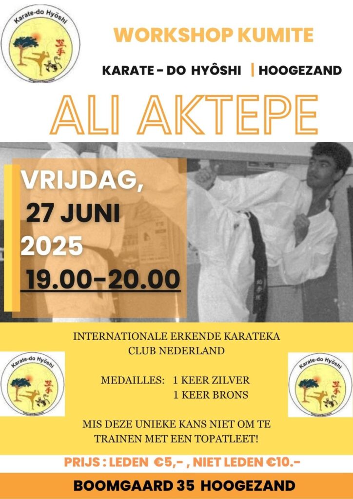 Aankondiging training Ali Aktepe